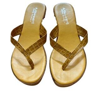 A. Giannetti Yellow Sandals Chic Summer Style
